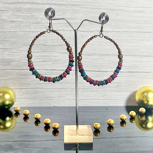 Oxidized Hoop - Saajha Fashion