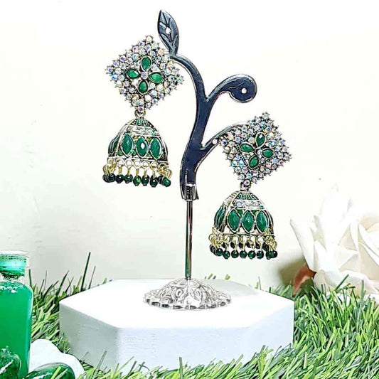 Kundan Delight Jhumki - Saajha Fashion
