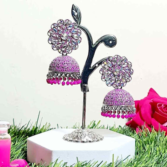 Whimsical Whirl Jhumka - Saajha Fashion