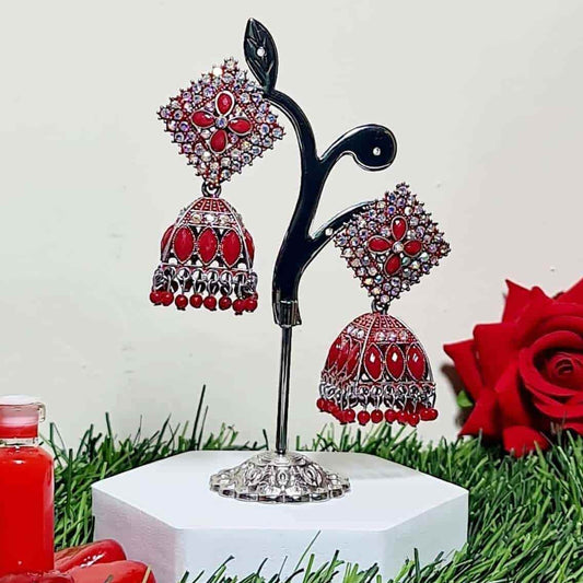 Kundan Delight Jhumki - Saajha Fashion