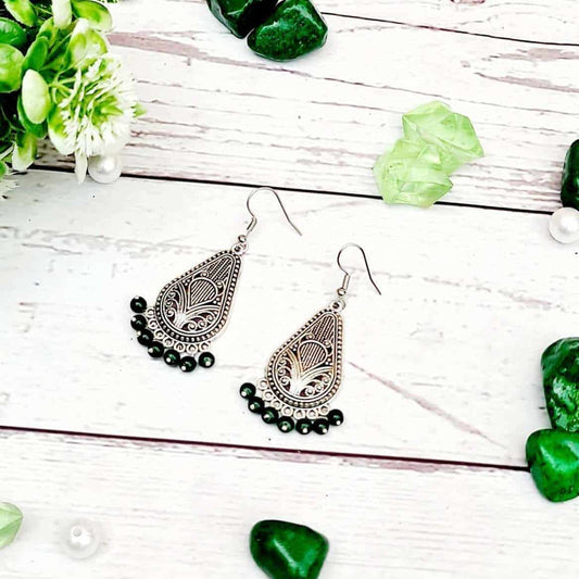 Enchanted Oxidised Earring - Saajha Fashion