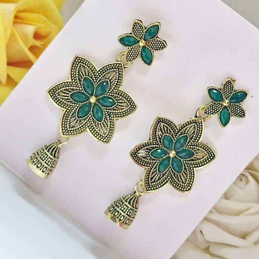 Scarlet Splendor Earring - Saajha Fashion