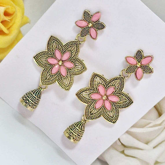 Scarlet Splendor Earring - Saajha Fashion