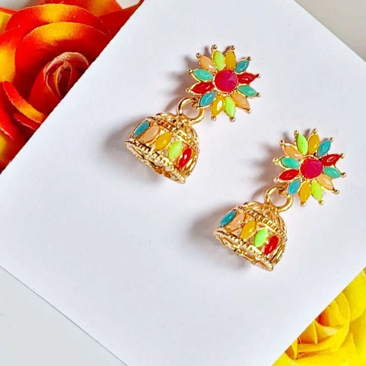 Gilded Trinket Earring - Saajha Fashion