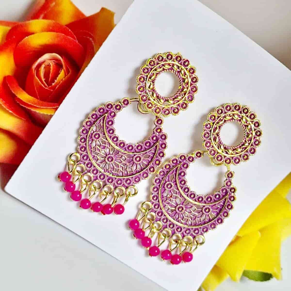 Celestial Glow Earring - Saajha Fashion