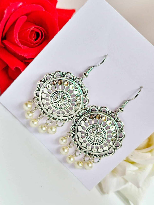 Enchanted Oxidised Earring - Saajha Fashion