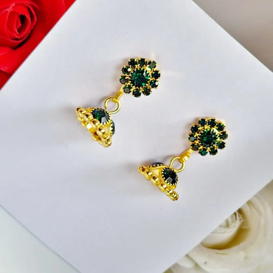 Ruby Radiance Earring - Saajha Fashion