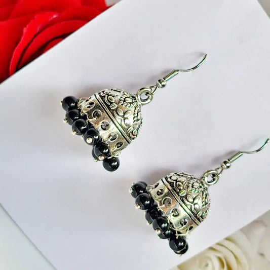 Beaded Elegance Jhumki - Saajha Fashion
