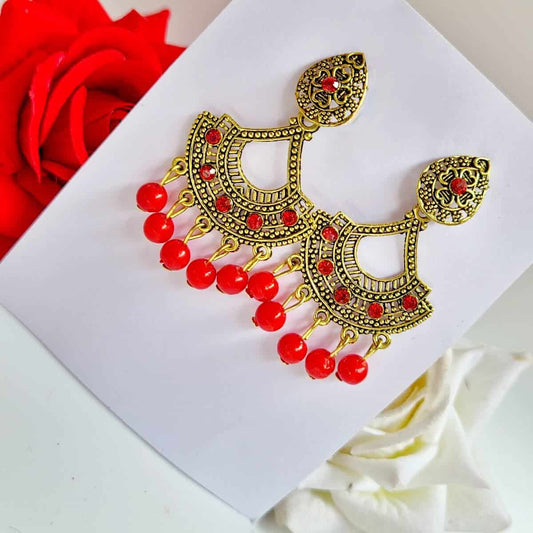 Gilded Gleam Earring - Saajha Fashion