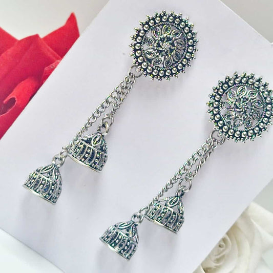 Noir Hanging Earring - Saajha Fashion