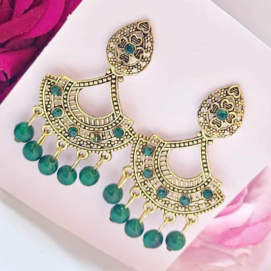 Gilded Gleam Earring - Saajha Fashion