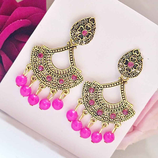 Gilded Gleam Earring - Saajha Fashion