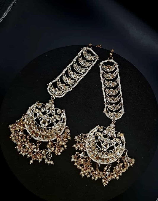 Beaded Dangle Earrings - Saajha Fashion