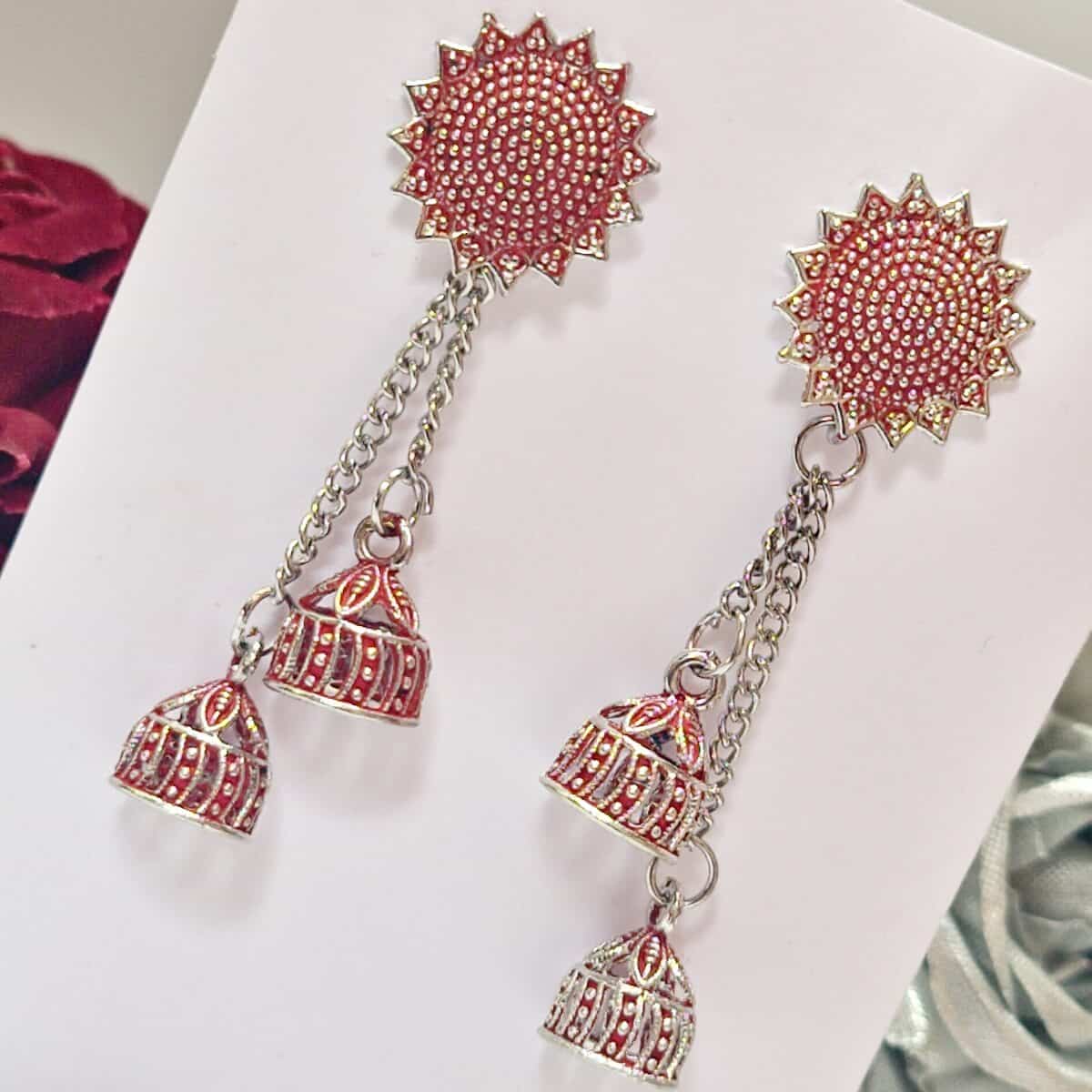 Noir Hanging Earring - Saajha Fashion