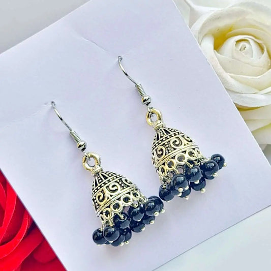 Beaded Elegance Jhumki - Saajha Fashion