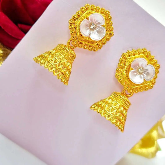 Gilded Bliss Jhumki - Saajha Fashion