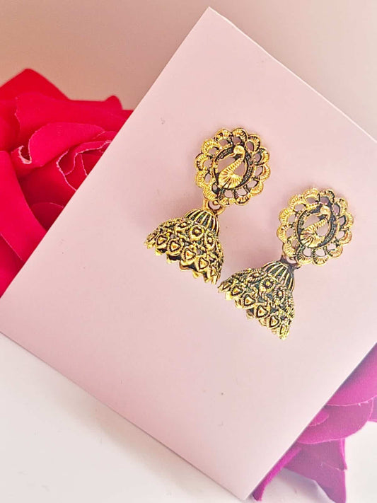 Peacock Perfection Earring - Saajha Fashion