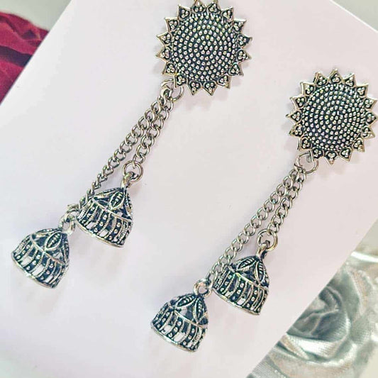 Noir Hanging Earring - Saajha Fashion