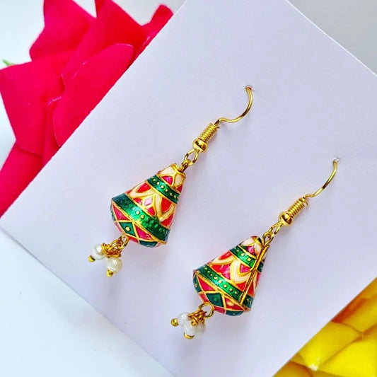 Jade Whirlwind Earring - Saajha Fashion