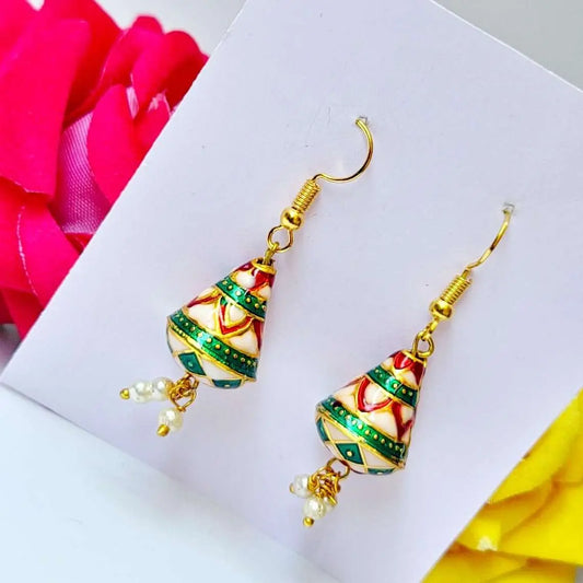 Jade Whirlwind Earring - Saajha Fashion