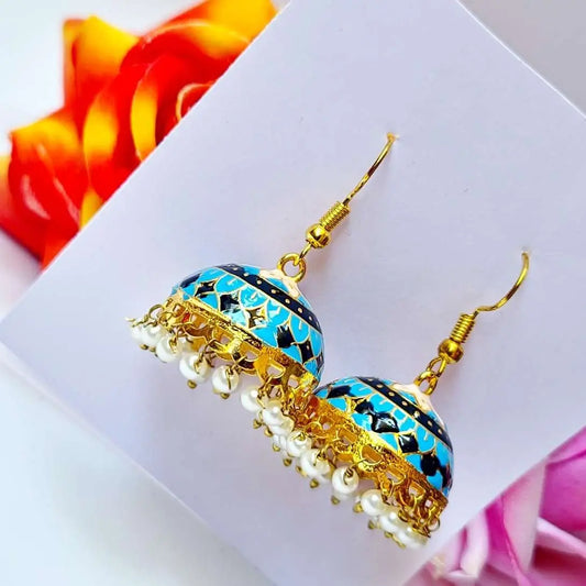 Beaded Elegance Jhumki - Saajha Fashion