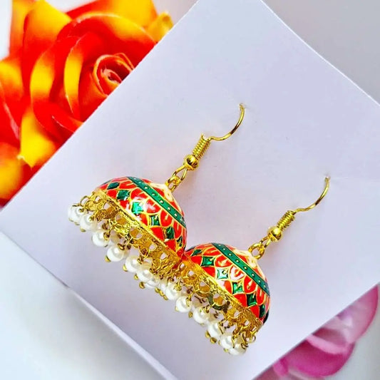 Beaded Elegance Jhumki - Saajha Fashion