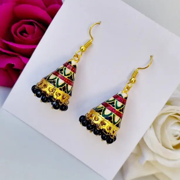 Jade Whirlwind Earring - Saajha Fashion
