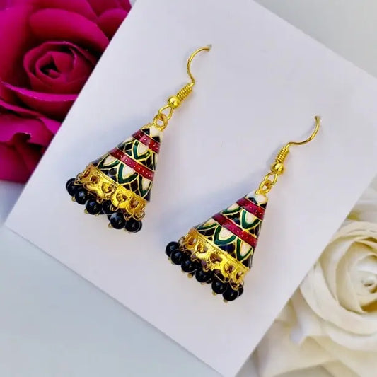 Jade Whirlwind Earring - Saajha Fashion
