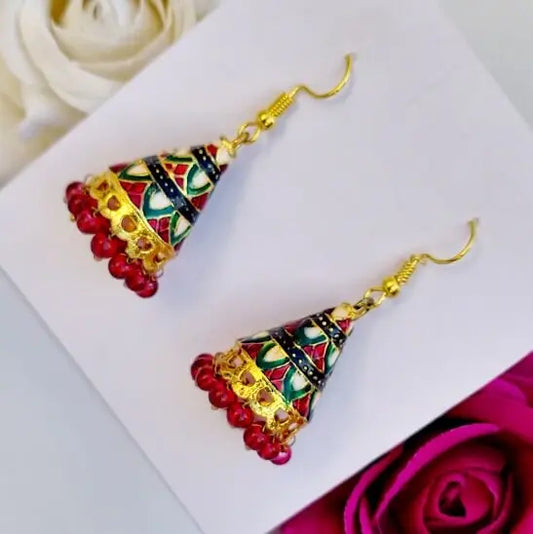 Jade Whirlwind Earring - Saajha Fashion