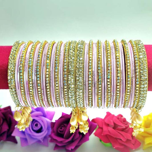 Dazzling Starlight Spark Bangles Set - Saajha Fashion